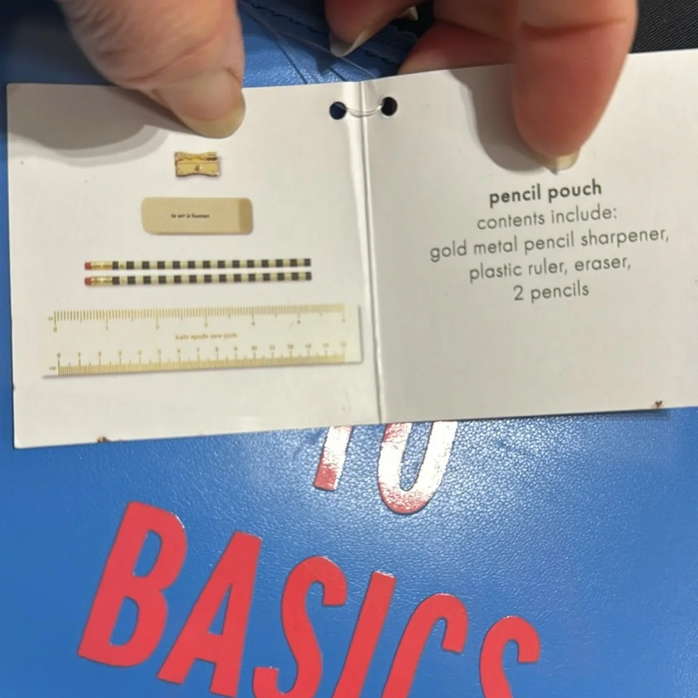 Kate Spade Back to Basics Pencil Pouch NWT - Picture 5 of 5